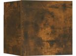 Syfax™ Armadietto Tv Montato A Parete Rovere Fumo 30,5X30X30 Cm