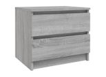 Syfax™ Comodino Grigio Sonoma 50X39X43,5 Cm In Legno Multistrato