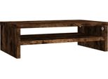 Syfax™ Supporto Per Monitor Rovere Fumo 42X24X13 Cm Legno Multistrato