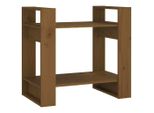 Syfax™ Libreria/Divisorio Ambrato 60X35X57 Cm In Legno Massello