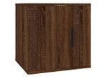 Syfax™ Mobile Porta Tv A Parete Rovere Marrone 40X34,5X40 Cm