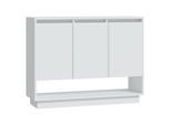 Syfax™ Credenza Bianca 97X31X75 Cm In Truciolato