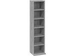 Syfax™ Mobile Porta Cd Grigio Sonoma 21X20X88 Cm In Legno Multistrato