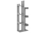 Syfax™ Libreria 48X25X140 Cm Grigio Sonoma Legno Multistrato