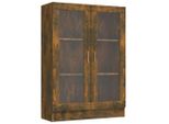 Syfax™ Mobile Vetrina Rovere Fumo 82,5X30,5X115Cm In Legno Multistrato