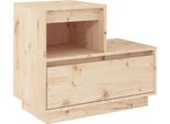 Syfax™ Comodino 60X34X51 Cm In Legno Massello Di Pino