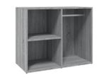 Syfax™ Armadietto Cosmetici Grigio Sonoma 80X40X65Cm Legno Multistrato