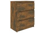 Syfax™ Credenza Rovere Fumo 60X35X76 Cm In Legno Multistrato