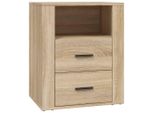 Syfax™ Comodino Rovere Sonoma 50X36X60 Cm In Legno Multistrato
