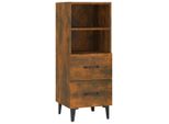 Syfax™ Credenza Rovere Fumo 34,5X34X90 Cm In Legno Multistrato