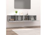 Syfax™ Mobili Tv 2Pz Grigio Sonoma 80X30X30Cm Legno Multistrato