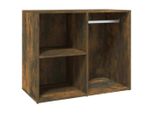 Syfax™ Armadietto Cosmetici Rovere Fumo 80X40X65 Cm Legno Multistrato