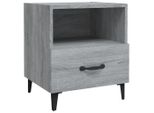 Syfax™ Comodino Grigio Sonoma In Legno Multistrato