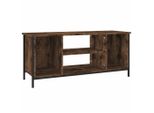 Syfax™ Mobile Tv Rovere Fumo 102X35X45 Cm In Legno Multistrato