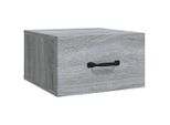 Syfax™ Comodino A Muro Grigio Sonoma 35X35X20 Cm
