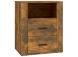 Syfax™ Comodino Rovere Fumo 50X36X60 Cm Legno Multistrato