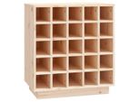 Syfax™ Portabottiglie 55,5X34X61 Cm In Legno Massello Di Pino