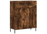 Syfax™ Credenza Rovere Fumo 69,5X34X90 Cm In Legno Multistrato