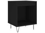 Syfax™ Comodino Nero 40X35X50 Cm In Legno Multistrato