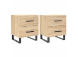 Syfax™ Comodini 2 Pz Rovere Sonoma 40X35X47,5 Cm In Legno Multistrato