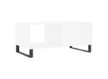 Syfax™ Tavolino Da Salotto Bianco 90X50X40 Cm In Legno Multistrato