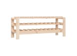 Syfax™ Portavini 109,5X30X42 Cm In Legno Massello Di Pino