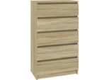 Syfax™ Cassettiera Rovere Sonoma 60X36X103 Cm In Legno Multistrato