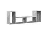 Syfax™ Mobili Tv Muro 2Pz Grigio Cemento 75X30X50 Cm Legno Multistrato