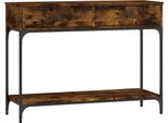 Syfax™ Tavolino Consolle Rovere Fumo 100X34,5X75Cm Legno Multistrato
