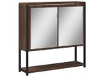 Syfax™ Mobile Bagno Specchio Rovere Marrone 60X16X60 Legno Multistrato