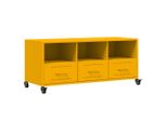 Syfax™ Mobile Tv Giallo Senape 100,5X39X43,5 Cm In Acciaio