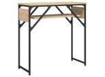 Syfax™ Tavolo Consolle Ripiano Rovere Sonoma 75X30X75Cm Multistrato