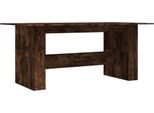 Syfax™ Tavolo Da Pranzo Rovere Fumo 180X90X76 Cm Legno Multistrato
