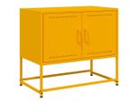 Syfax™ Mobile Tv Giallo Senape 68,5X39X60,5 Cm In Acciaio