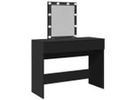 Syfax™ Toeletta Con Led Nero 100X40X130 Cm