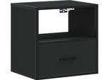 Syfax™ Comodino A Muro Nero 40X31X39,5 Cm