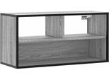 Syfax™ Mobile Tv Grigio Sonoma 80X31X39,5 Cm Legno Multistrato Metallo
