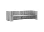 Syfax™ Mensola A Muro Grigio Sonoma 100X35X30,5 Cm Legno Multistrato