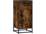 Syfax™ Credenza Rovere Fumo 35,5X35X76 Cm In Truciolato