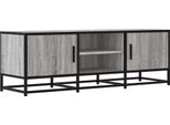 Syfax™ Mobile Tv Grigio Sonoma 120X35X41Cm Legno Multistrato E Metallo