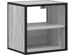 Syfax™ Comodino A Muro Grigio Sonoma 40X31X39,5 Cm