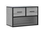Syfax™ Mobile Tv Grigio Sonoma 60X31X39,5Cm In Truciolato E Metallo