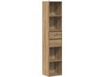Syfax™ Libreria Rovere Artigianale 36X30X171 Cm Legno Multistrato