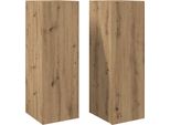 Syfax™ Mobili Tv 2 Pz Artigianale 30,5X30X90 Cm Legno Multistrato