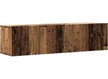 Syfax™ Mobile Tv A Parete Legno Antico 120X30X30 Cm In Truciolato