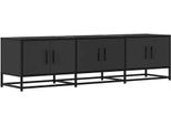 Syfax™ Mobile Porta Tv Nero 150X35X41 Cm In Truciolato E Metallo