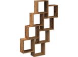 Syfax™ Mensola A Muro A Cubo Antico 90X15X119,5 Cm Legno Multistrato