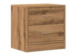 Syfax™ Comodino Rovere Artigianale 40X30X40 Cm In Legno Multistrato