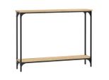 Syfax™ Tavolino Consolle Rovere Sonoma 100X22,5X75Cm Legno Multistrato