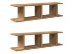 Syfax™ Mensole Da Parete 2Pz Artigianale 75X18X20 Cm In Truciolato